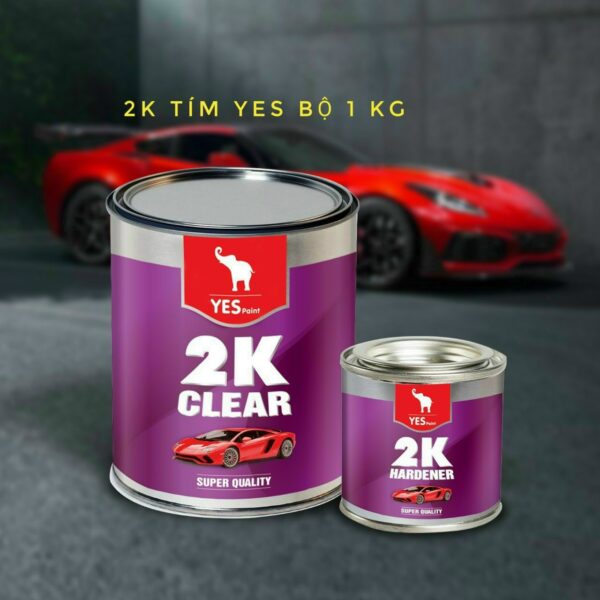 Sơn Bóng 2K Yes Tím Mờ 100