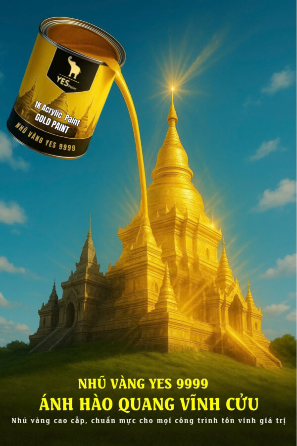 Sơn Kẽm Nhũ Vàng Yes 9999