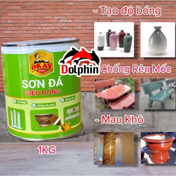 Sơn Đá Siêu Bóng Okay