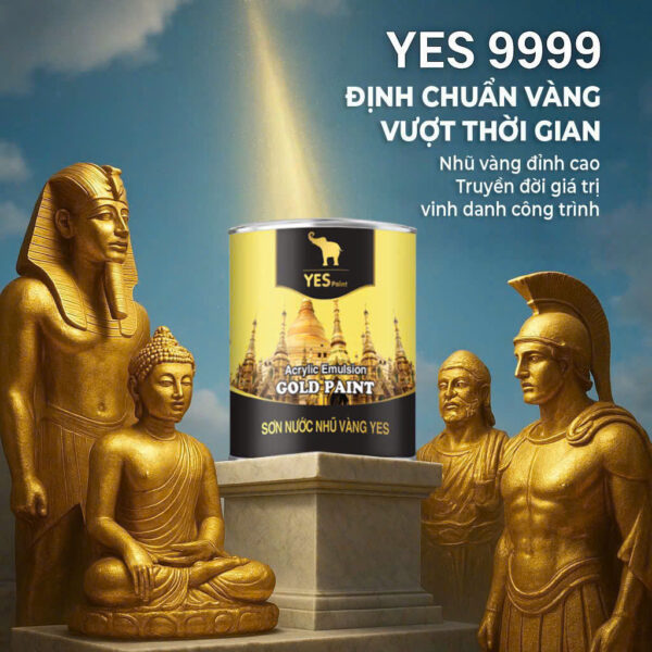 Sơn Kẽm Nhũ Vàng Yes 9999