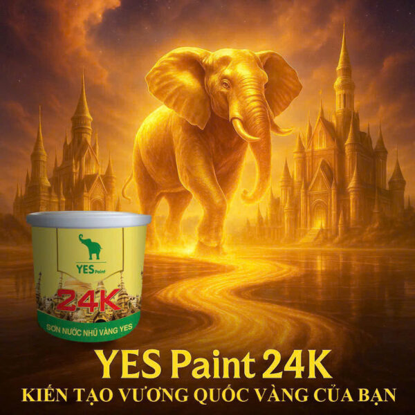 Sơn Nước Nhũ Vàng 24K Yes