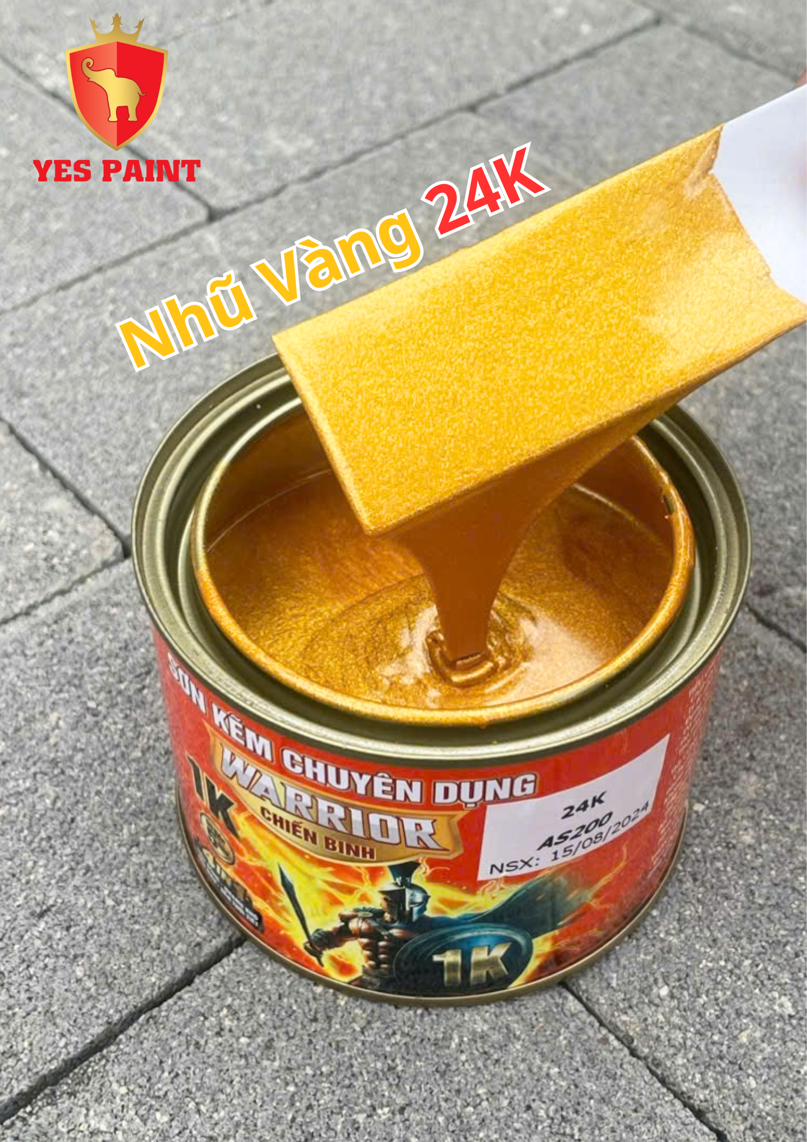 1 sơn kẽm warrior chiến binh