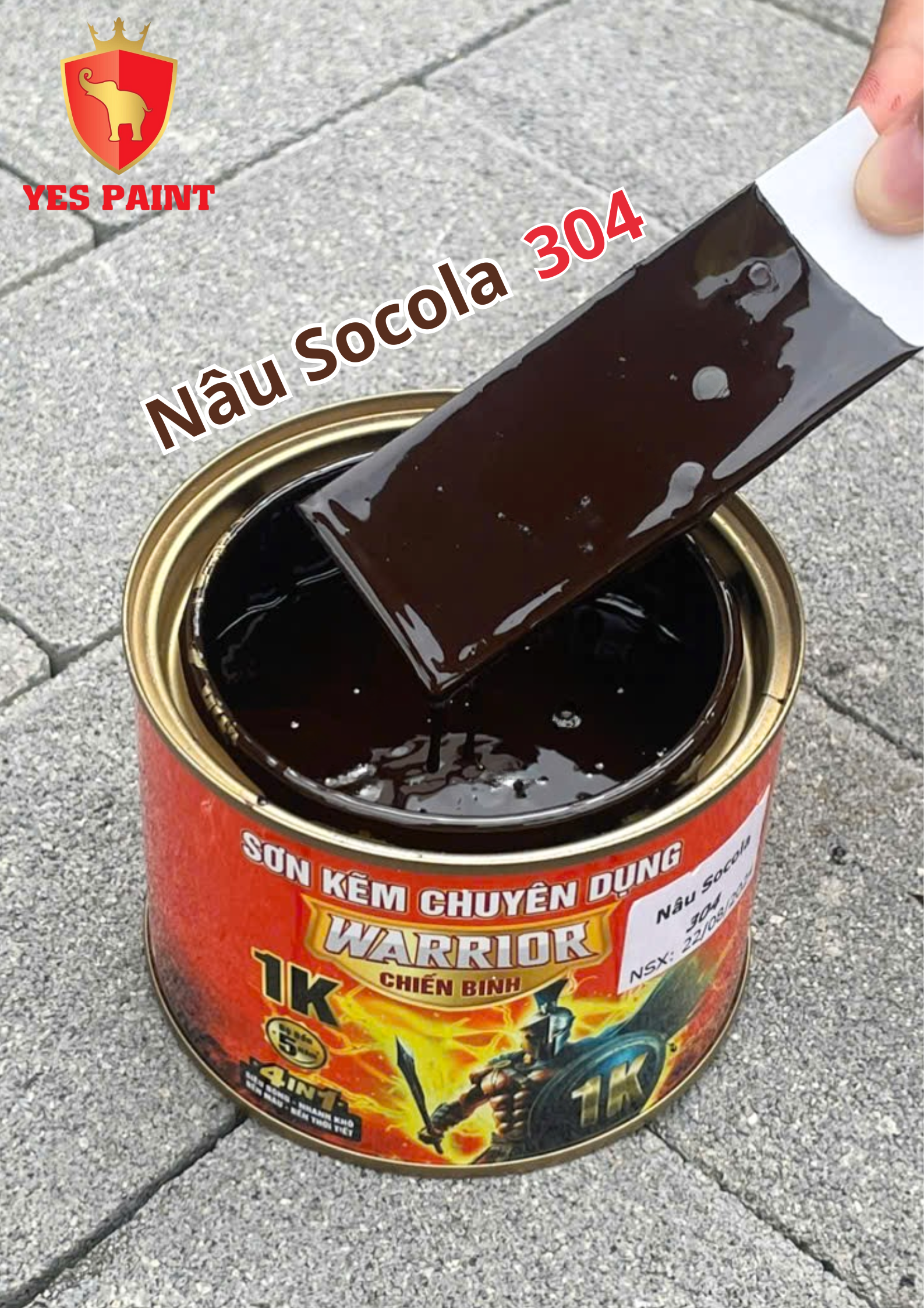 10 sơn kẽm warrior chiến binh