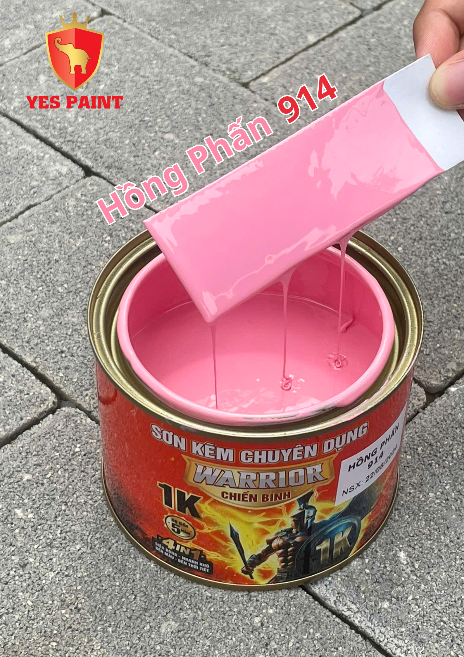 13 sơn kẽm warrior chiến binh