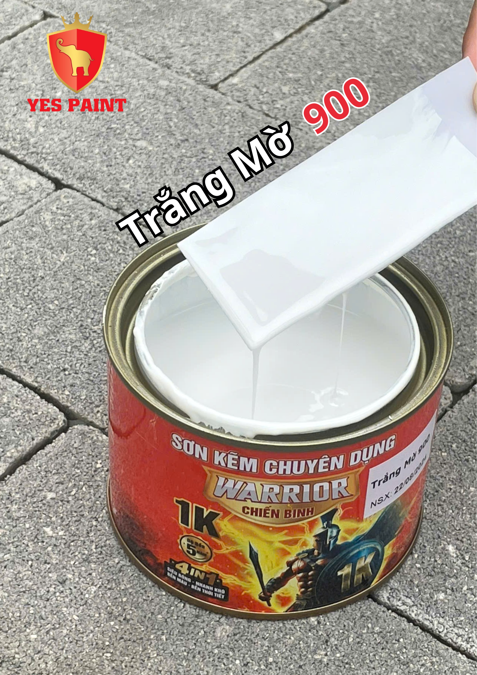 20 sơn kẽm warrior chiến binh