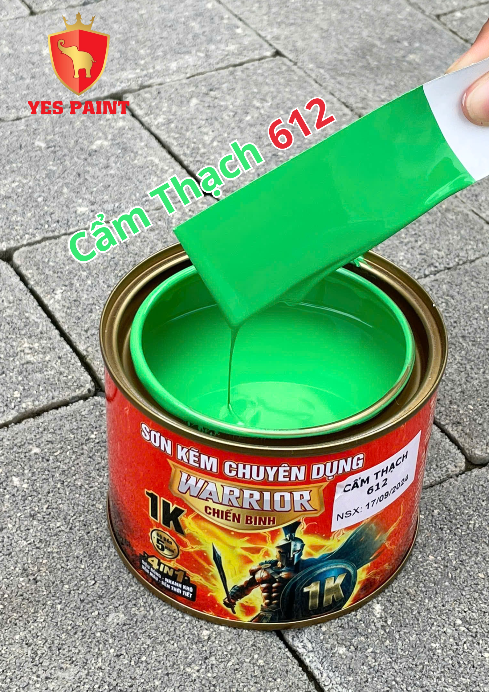 22 sơn kẽm warrior chiến binh