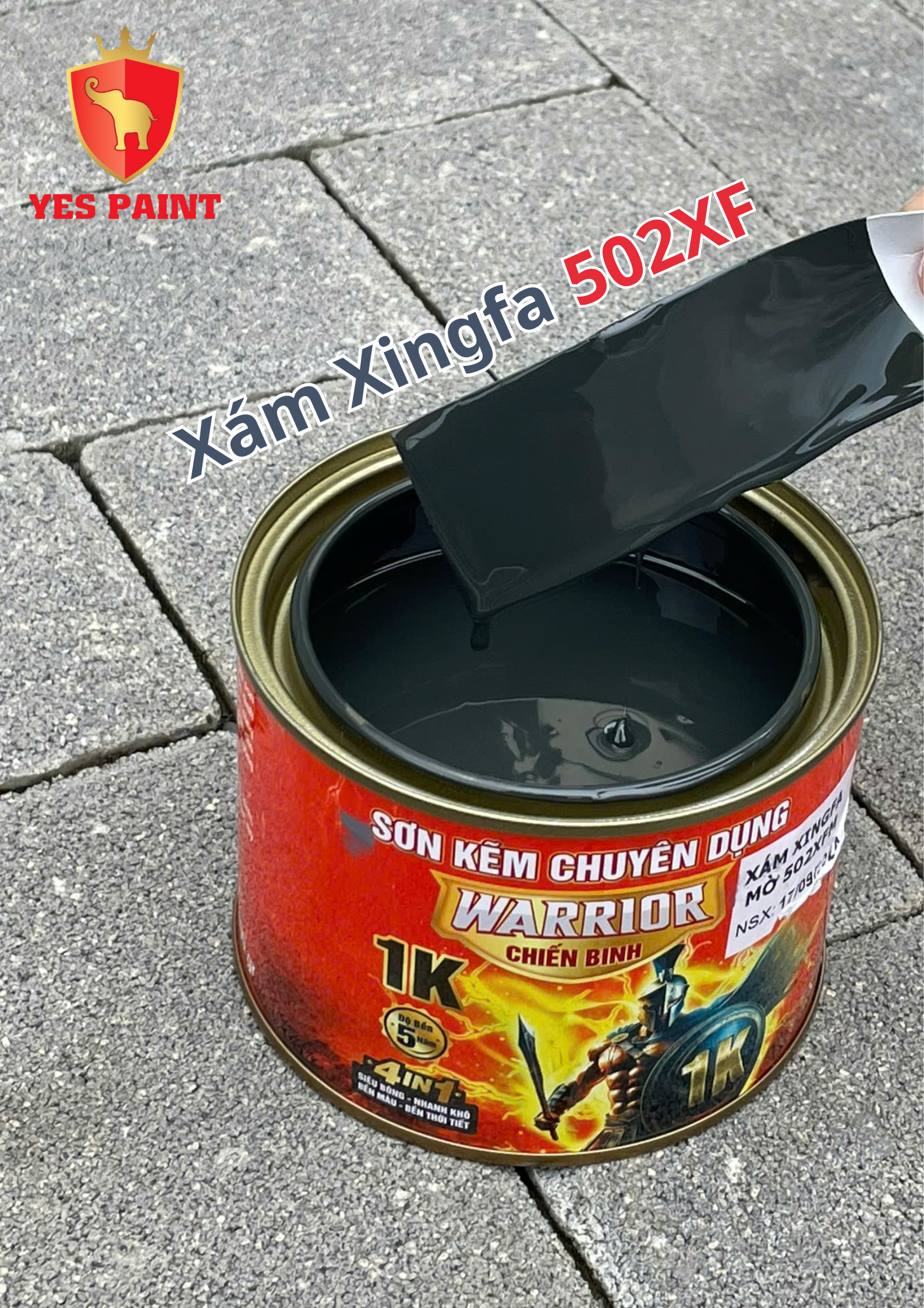 28 sơn kẽm warrior chiến binh