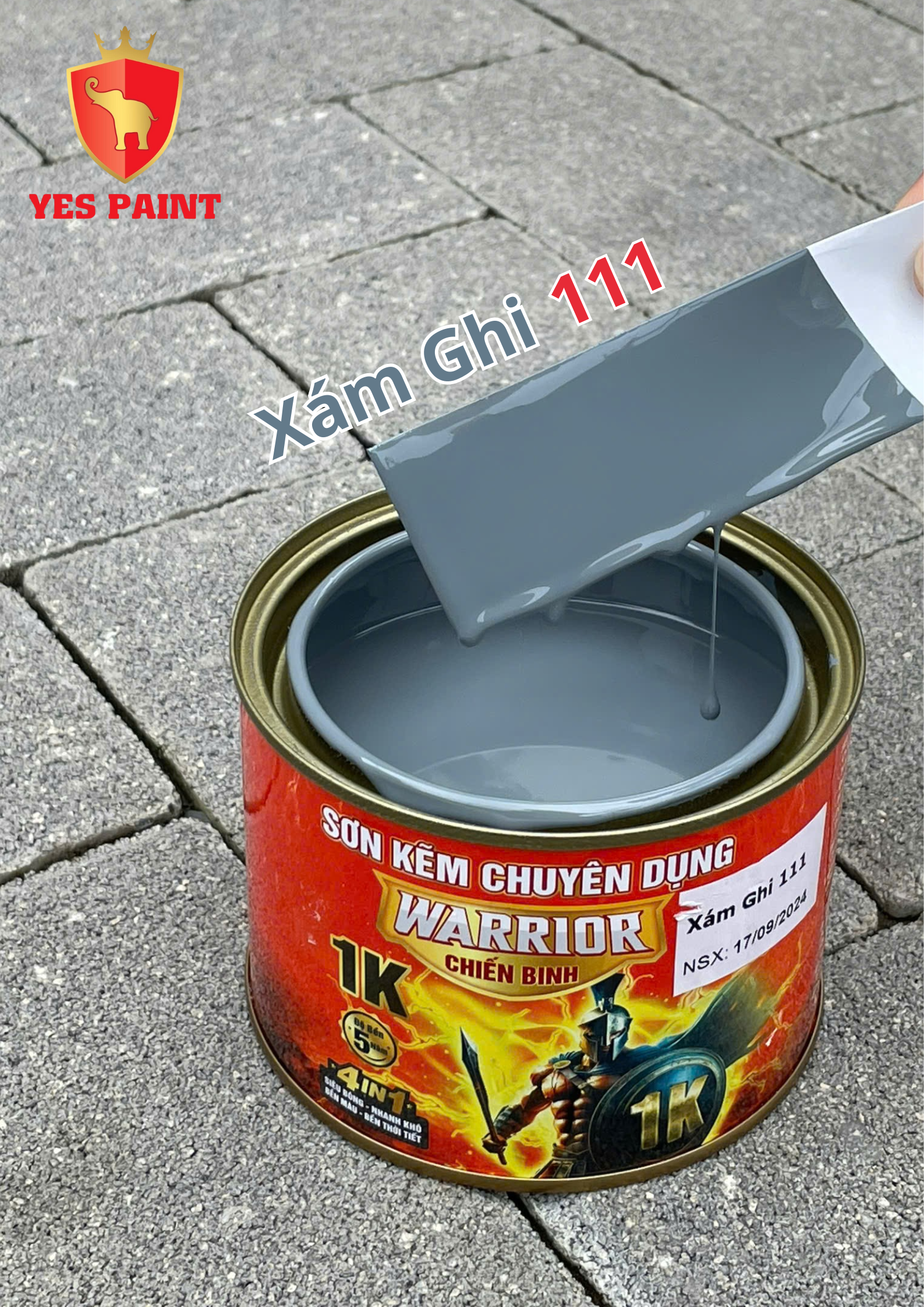 29 sơn kẽm warrior chiến binh