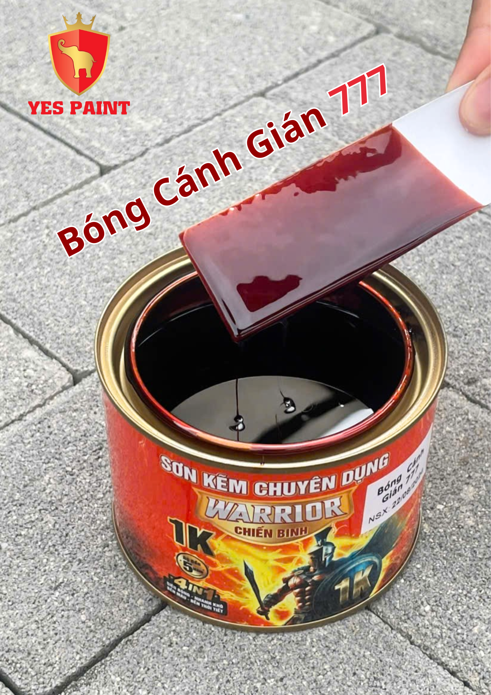 3 sơn kẽm warrior chiến binh