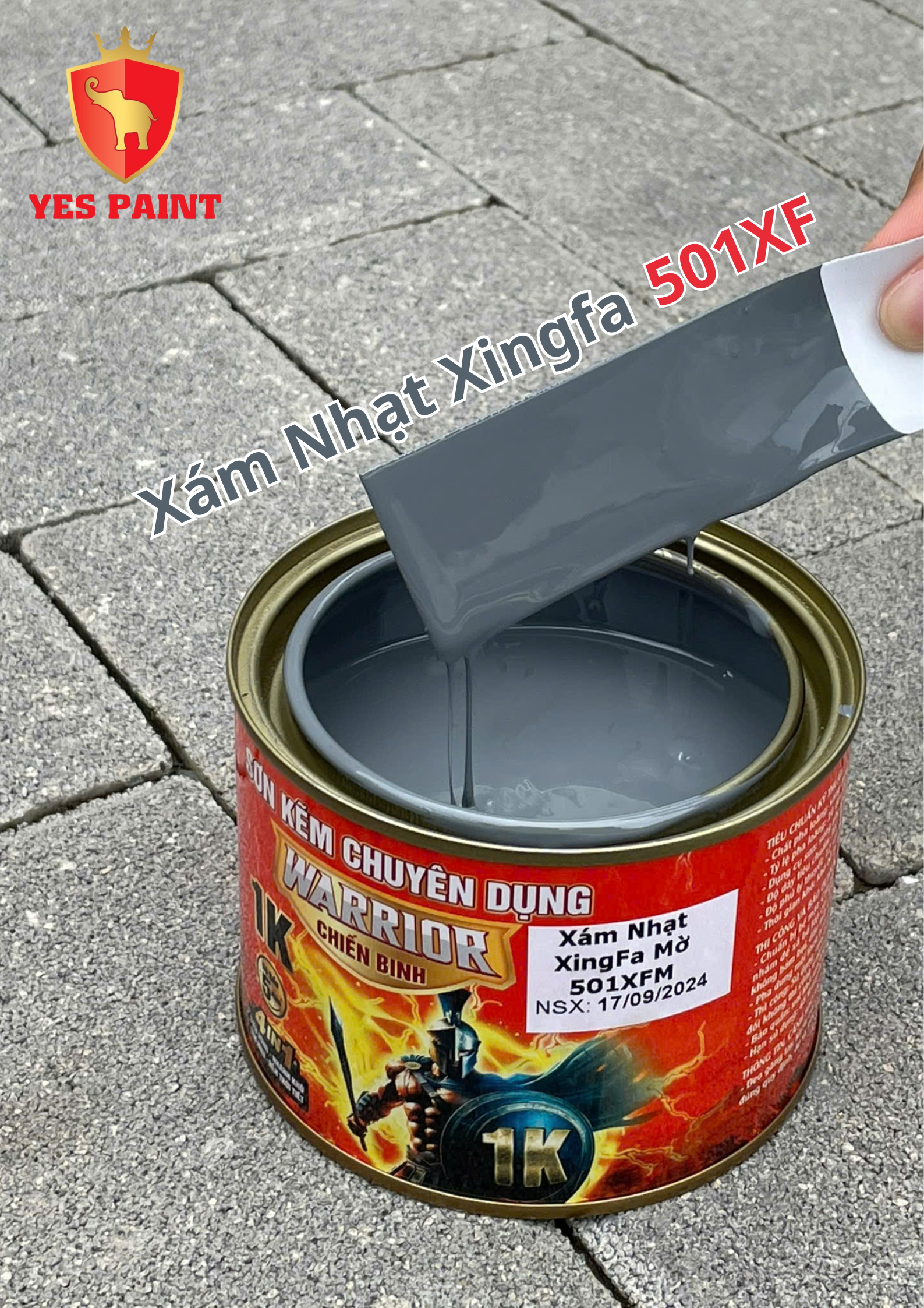 30 sơn kẽm warrior chiến binh