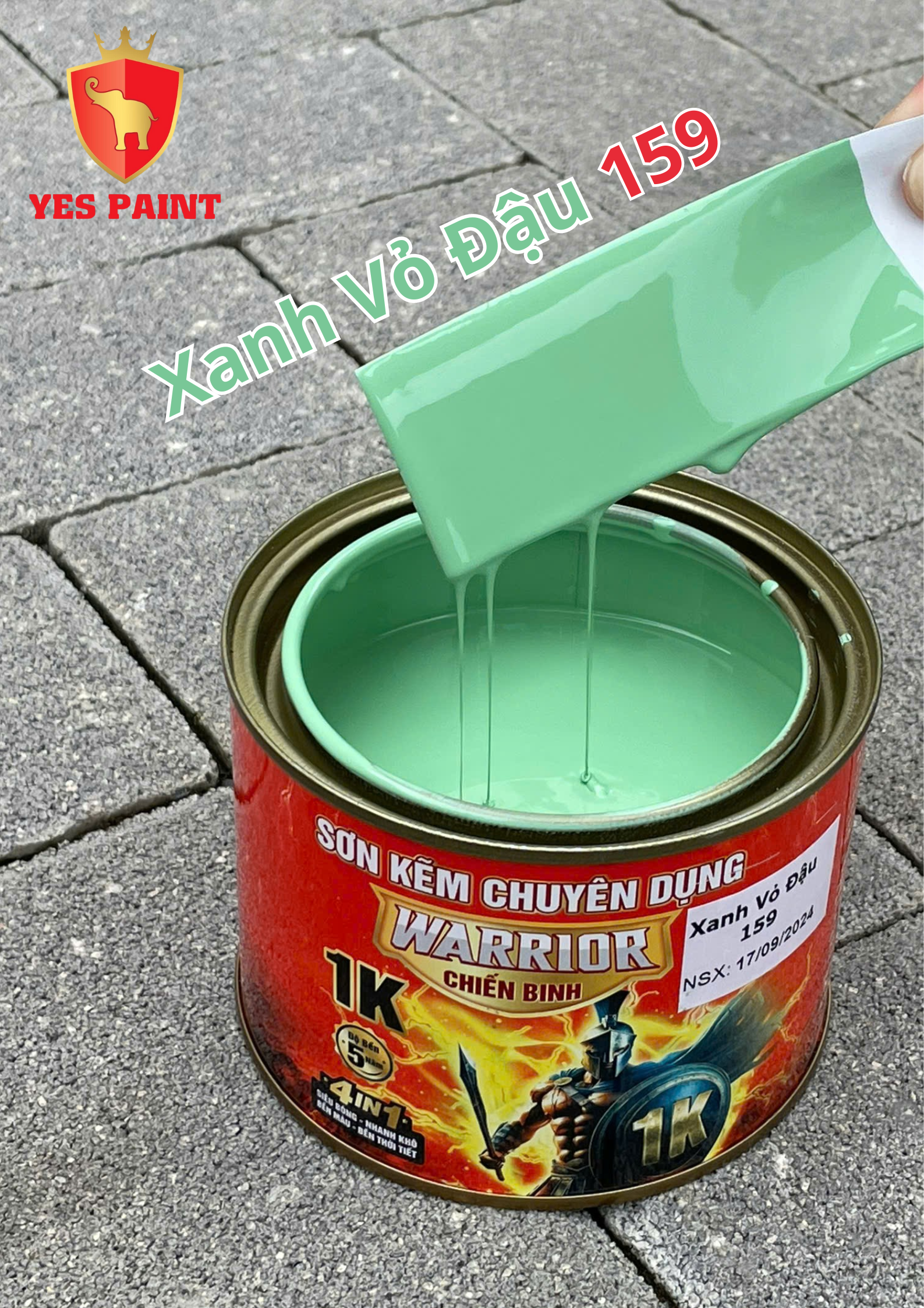 31 sơn kẽm warrior chiến binh