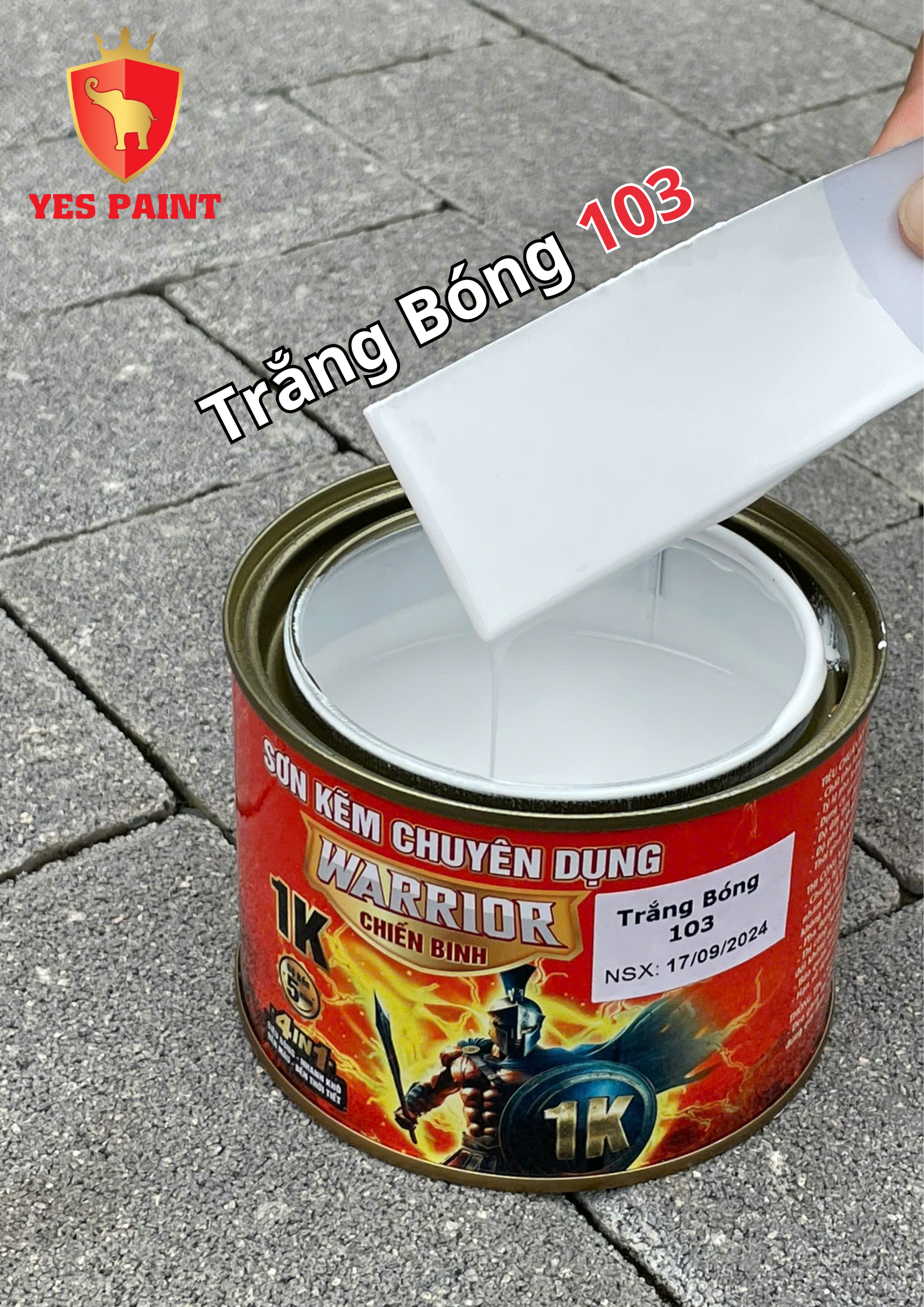 33 sơn kẽm warrior chiến binh