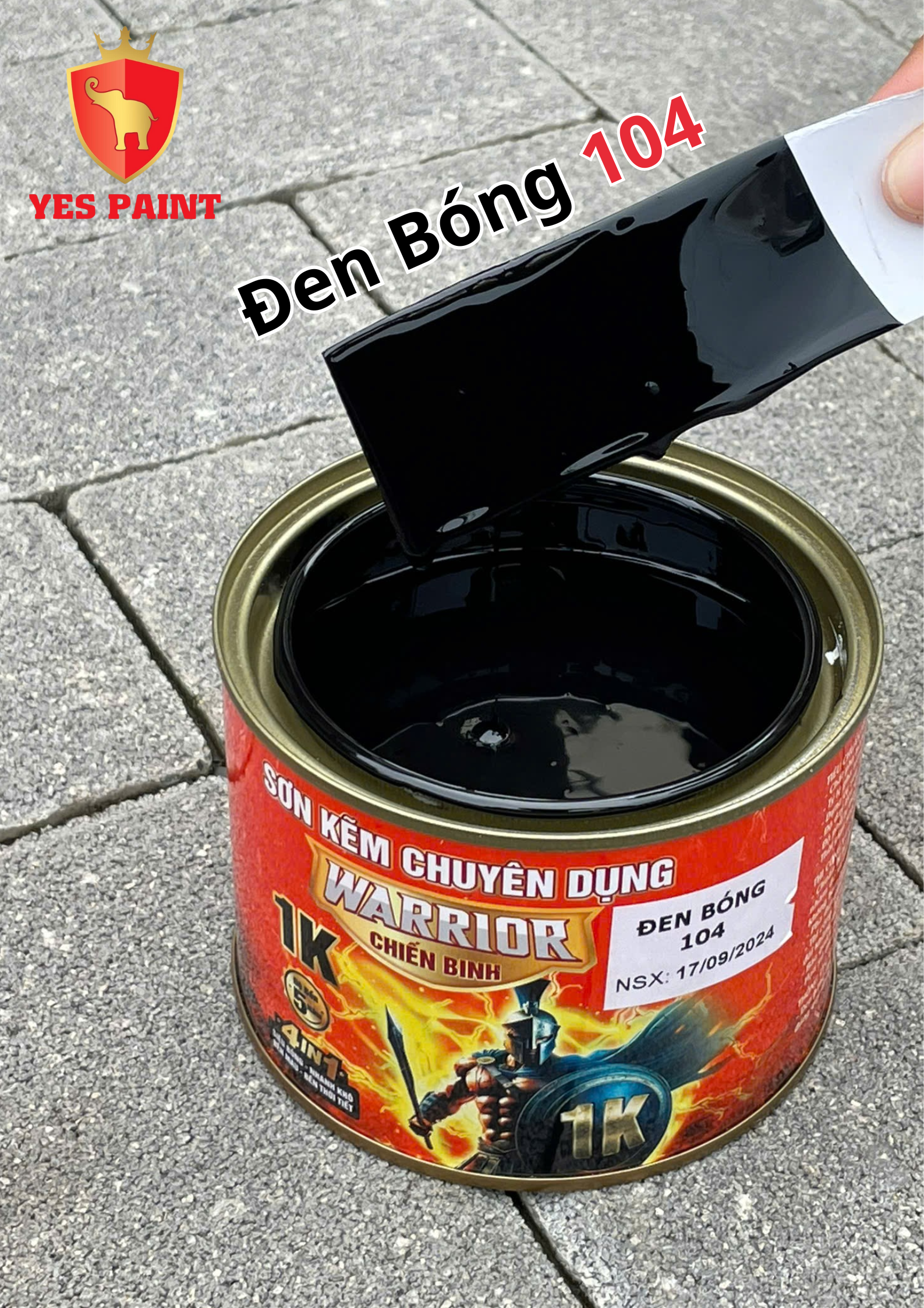 34 sơn kẽm warrior chiến binh