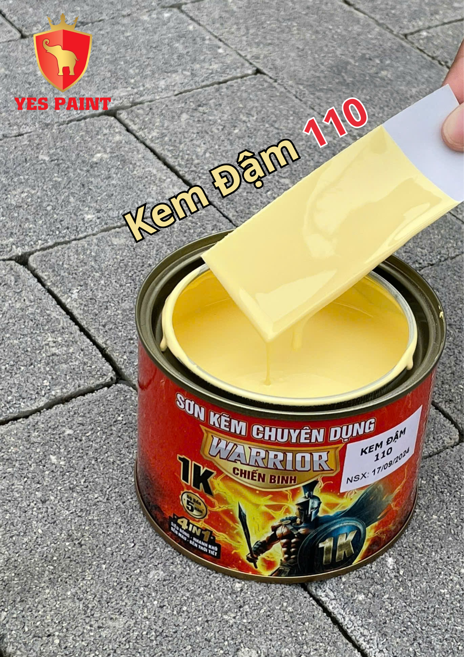 38 sơn kẽm warrior chiến binh