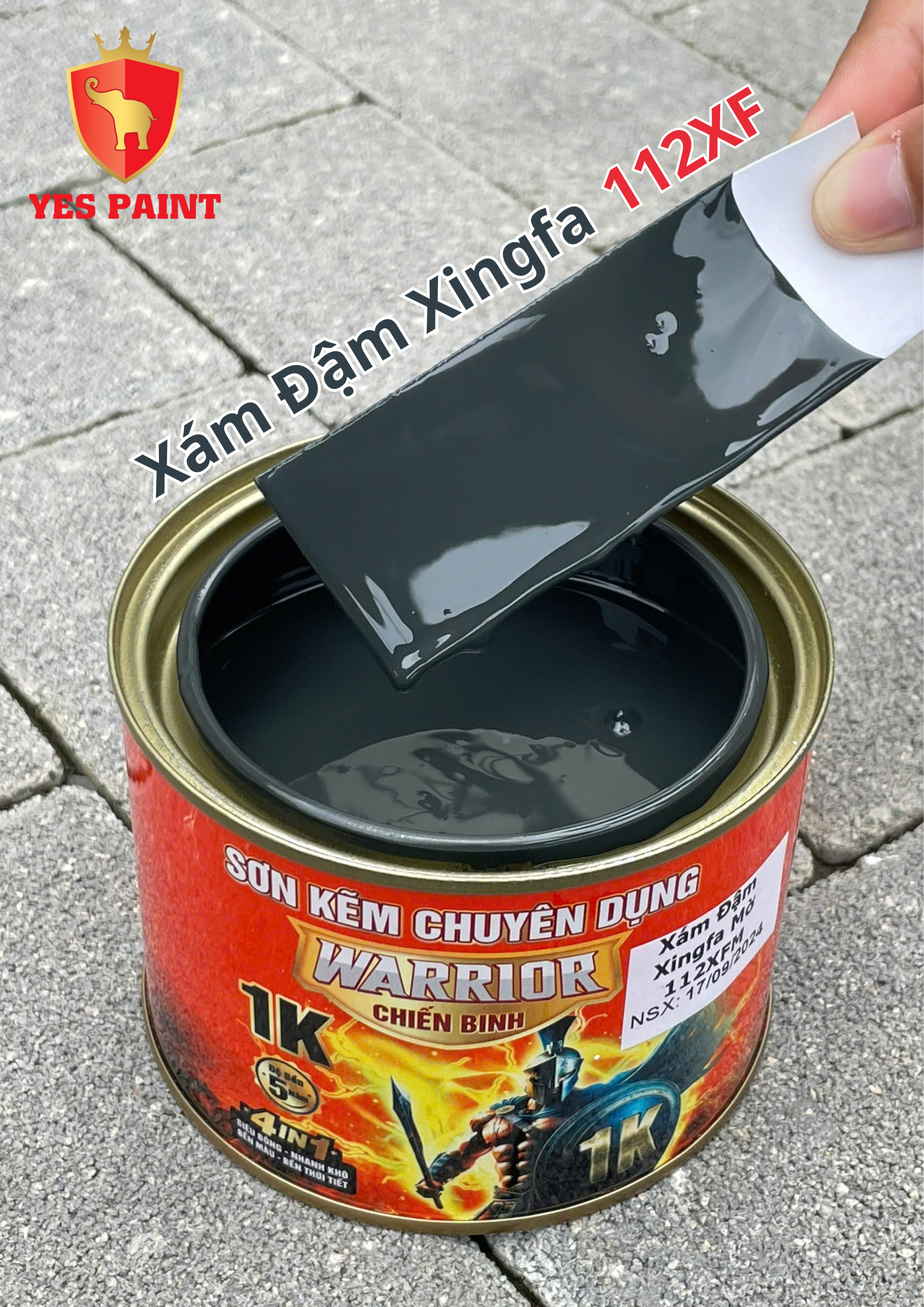 42 sơn kẽm warrior chiến binh