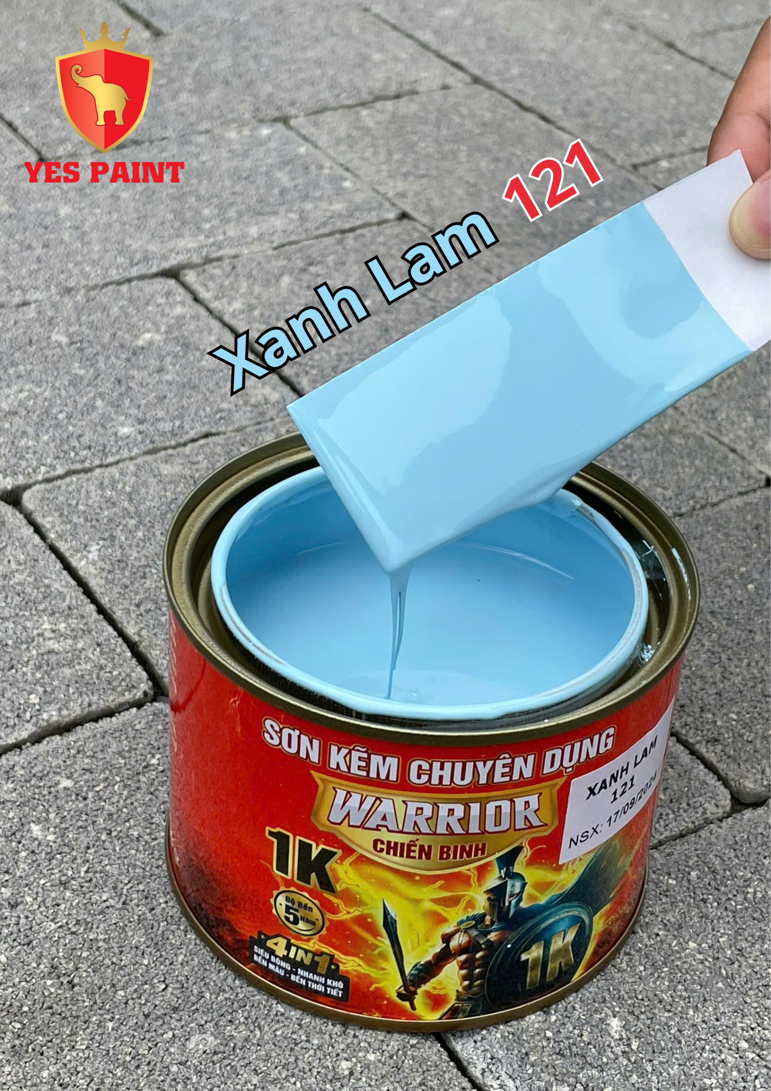 47 sơn kẽm warrior chiến binh