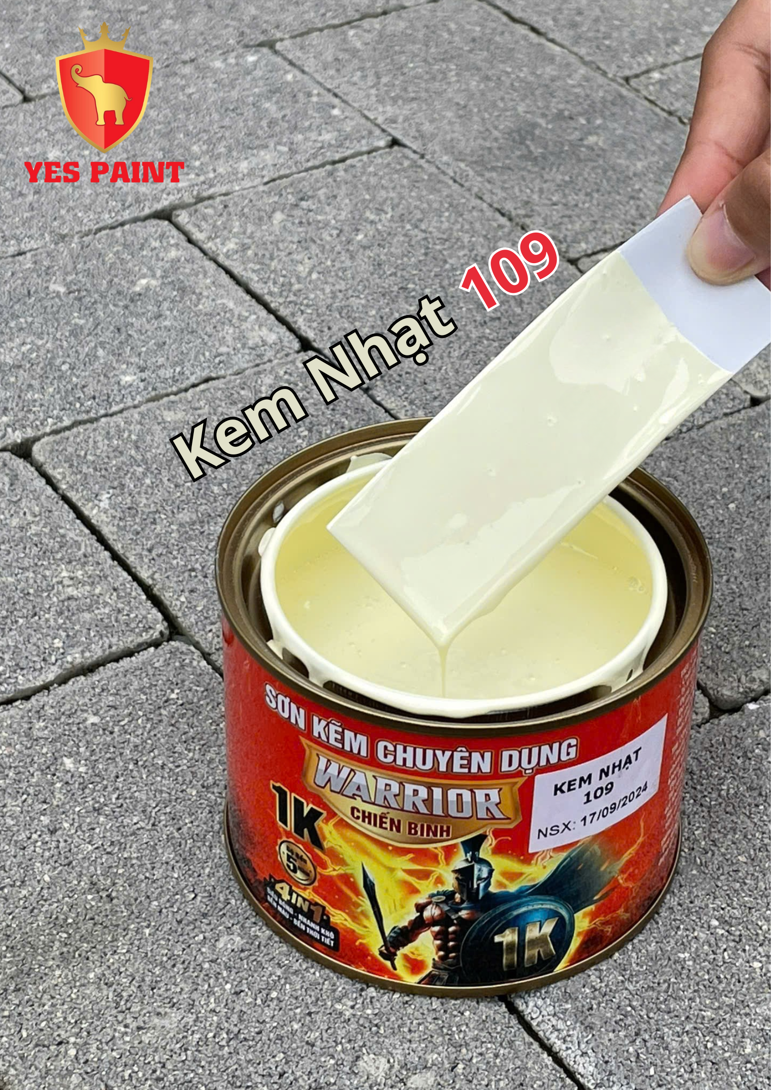 49 sơn kẽm warrior chiến binh