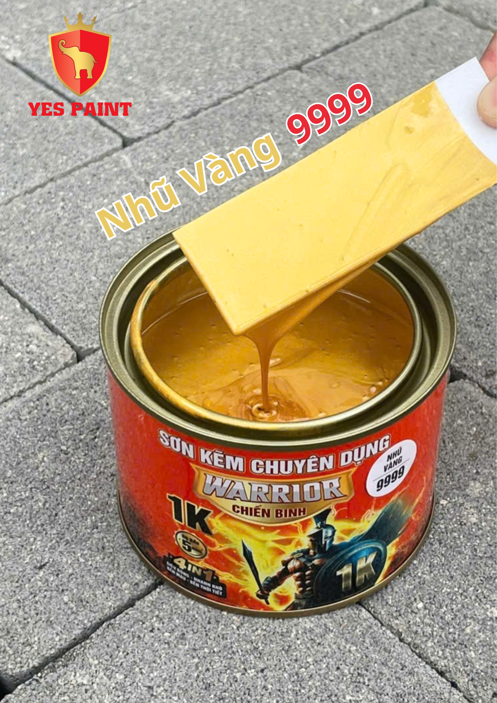 7 sơn kẽm warrior chiến binh