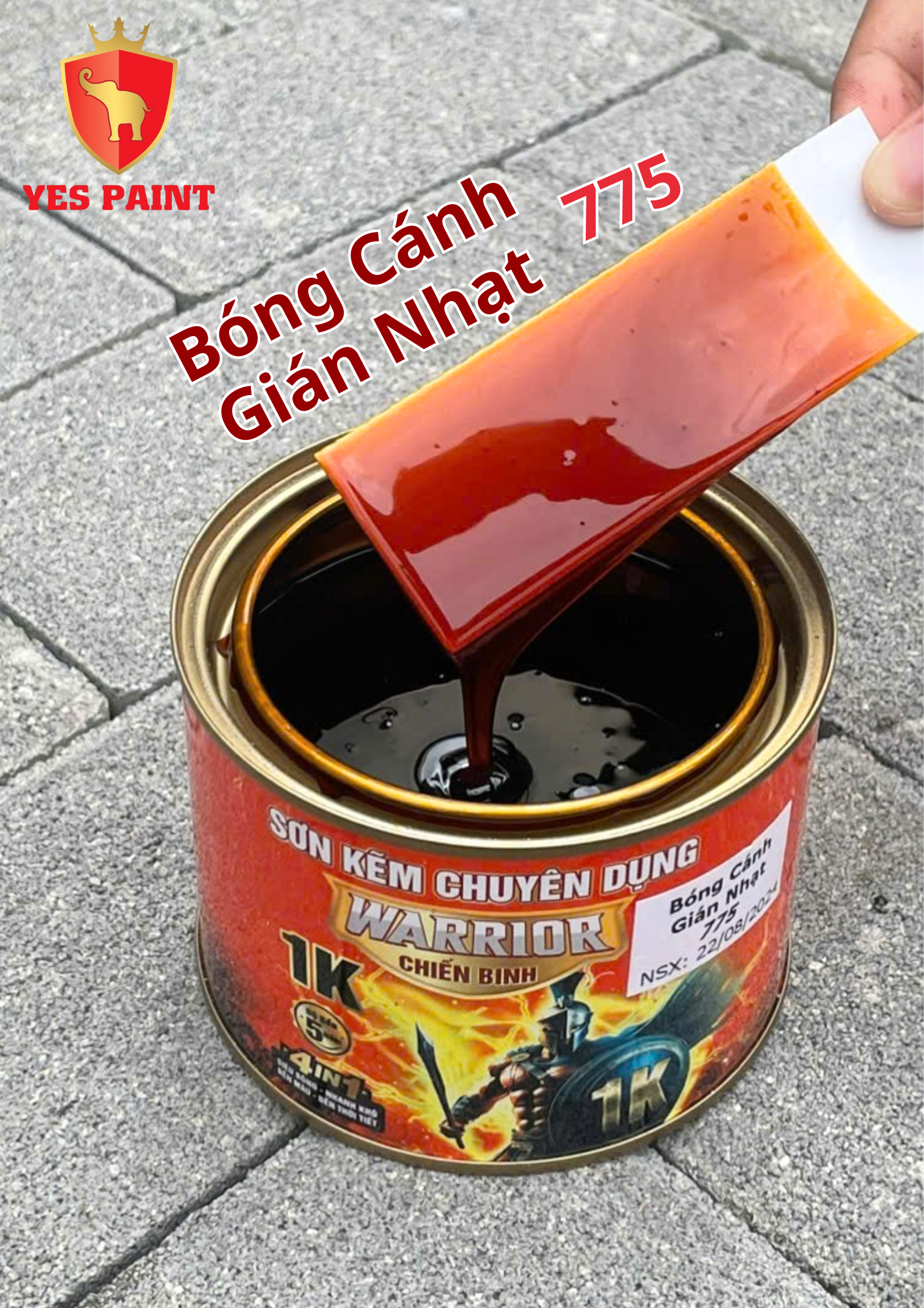 8 sơn kẽm warrior chiến binh