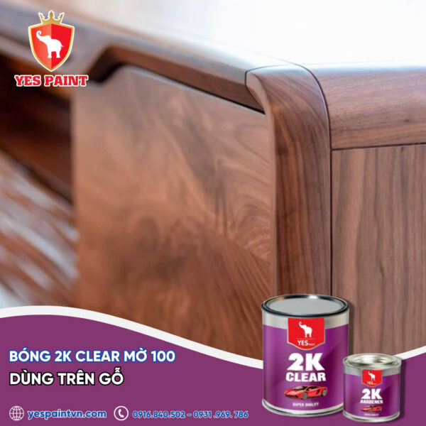 Sơn Bóng 2K Yes Tím Mờ 100