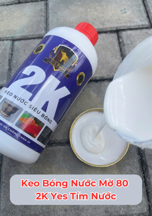 Keo Bóng Nước 2K Yes Tím Mờ 80